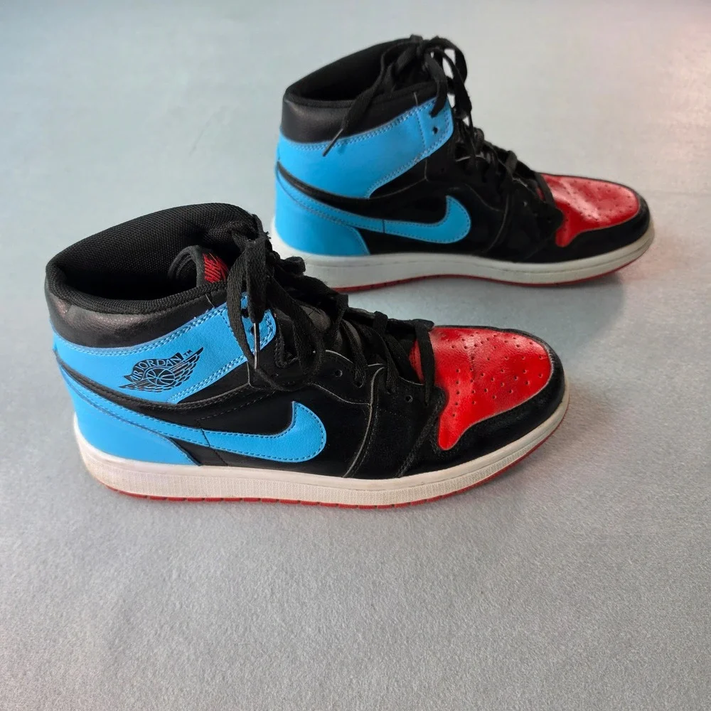 Nike Air Jordan 1 Retro High OG UNC to Chicago Black Red Blue CD0461-046 Size 10